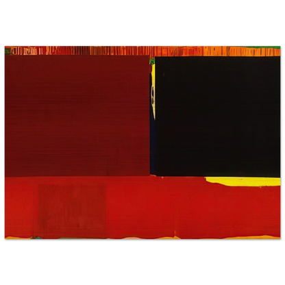29. 03. 60 - 1960 - John Hoyland Brushed Aluminum Print - 70x100 cm / 28x40 inches | John Hoyland Aluminum Print | John Hoyland Prints