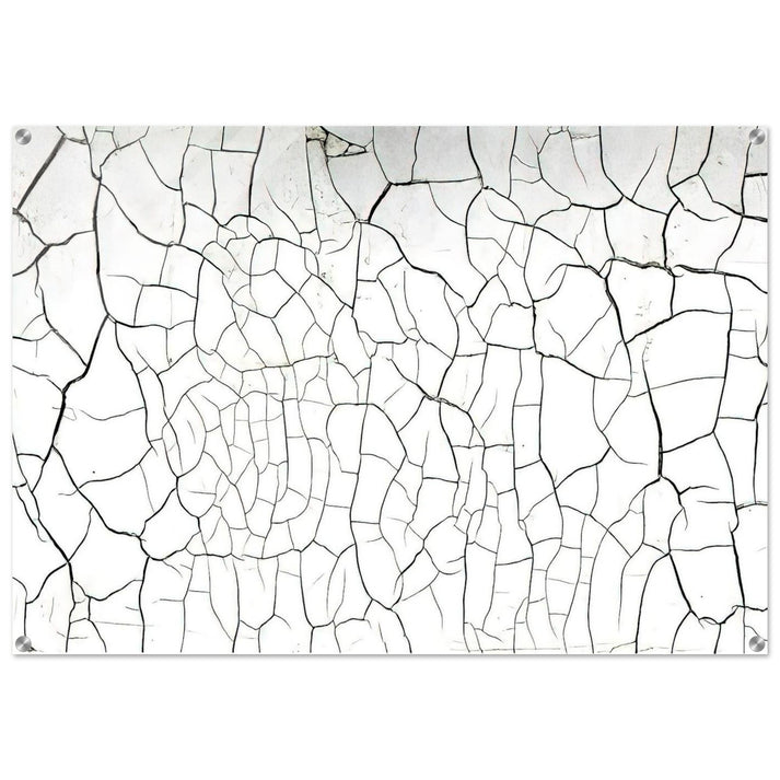 White Cretto - 1975 - Alberto Burri Acrylic Print - 70x100 cm / 28x40″ inches