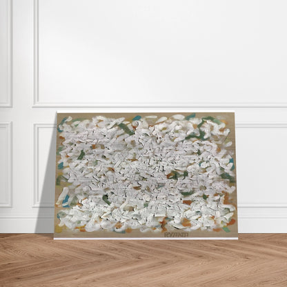 Untitled - 1963 - Robert Ryman Brushed Aluminum Print - 70x100 cm / 28x40 inches | Robert Ryman Aluminum Print | Robert Ryman Prints