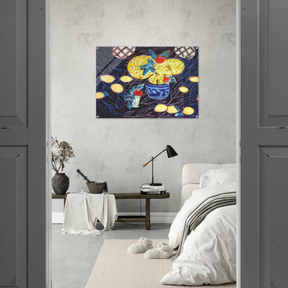 LEMONS AND MIMOSA 1944 - Henri Matisse Acrylic Print - 70x100 cm / 28x40″ inches