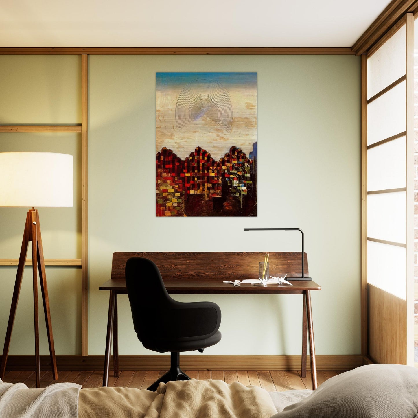 Paris dream - Max Ernst Brushed Aluminum Print - 70x100 cm / 28x40 inches | Max Ernst Aluminum Print | Max Ernst Prints