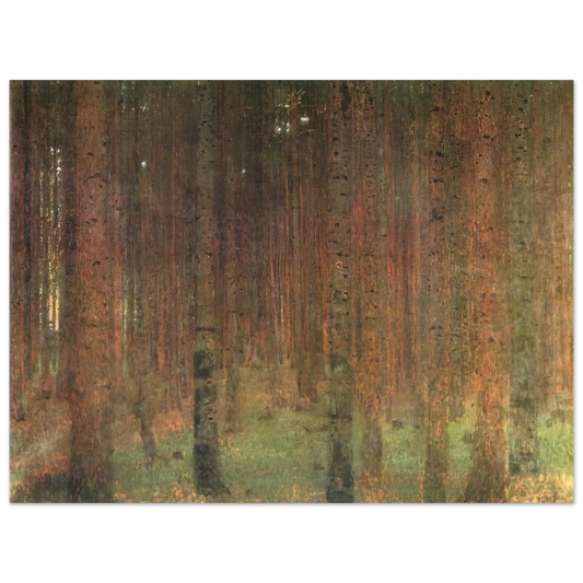 Gustav Klimt - PINE FOREST II  75x100 cm / 30x40inches Fine Art Poster