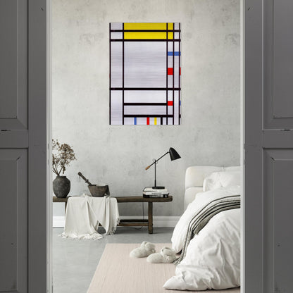 Place de la Concorde - Piet Mondrian Brushed Aluminum Print - 70x100 cm / 28x40 inches | Piet Mondrian Aluminum Print | Piet Mondrian Prints