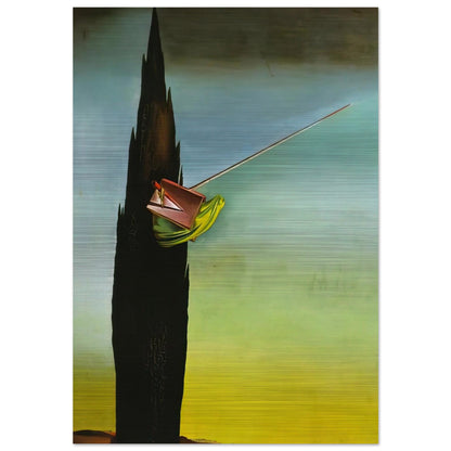 SURREALIST ESSAY - Salvador Dali Brushed Aluminum Print - 70x100 cm / 28x40 inches | Salvador Dali Aluminum Print | Salvador Dali Prints