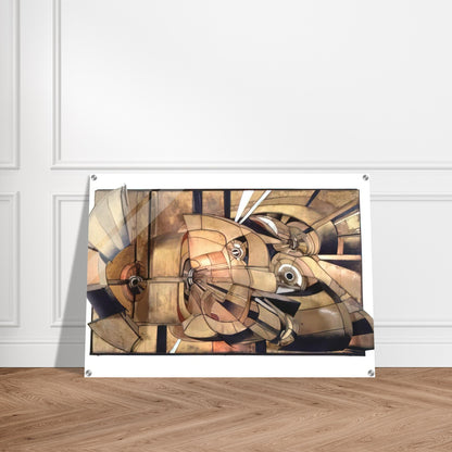UNTITLED 1966 - Lee Bontecou Acrylic Print - 70x100 cm / 28x40″ inches | Lee Bontecou Wall Art | Lee Bontecou Prints