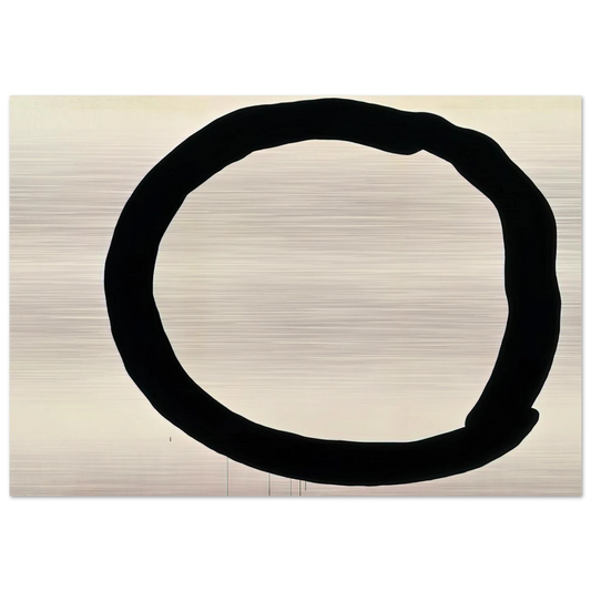 Work - 1965 - Jiro Yoshihara Brushed Aluminum Print - 70x100 cm / 28x40 inches | Jiro Yoshihara Aluminum Print | Jiro Yoshihara Prints