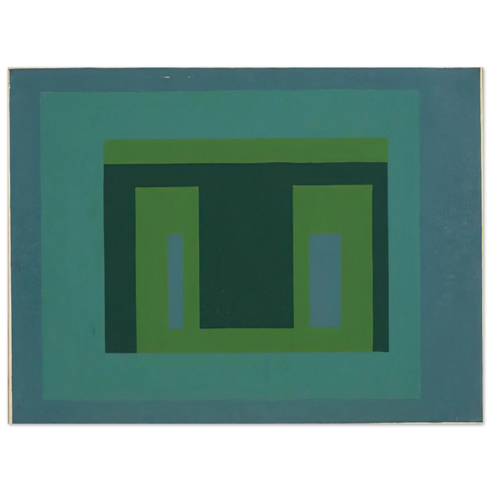 Josef Albers - VARIANT ADOBE 1956  75x100 cm / 30x40inches Fine Art Poster