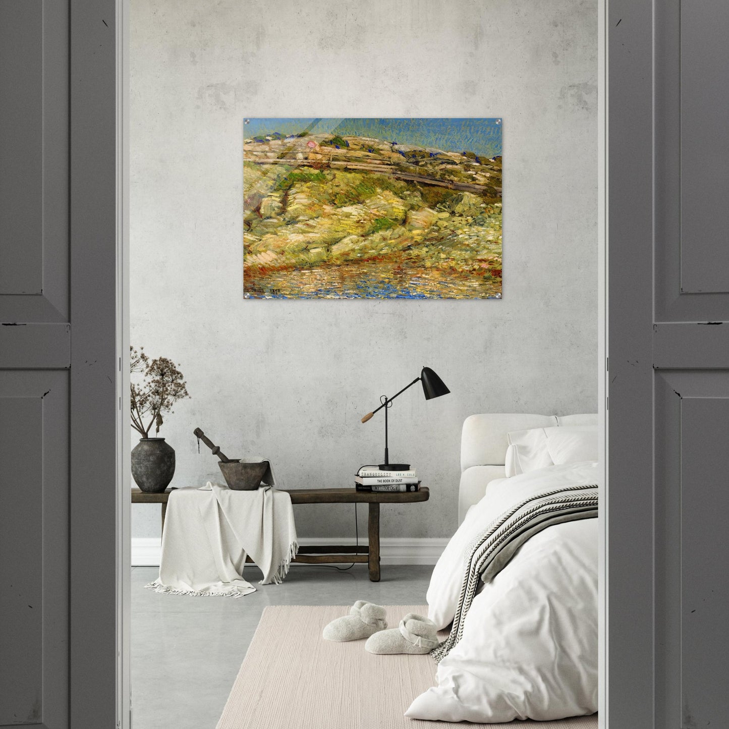 Walk Around the Island - Childe Hassam Acrylic Print - 70x100 cm / 28x40″ inches