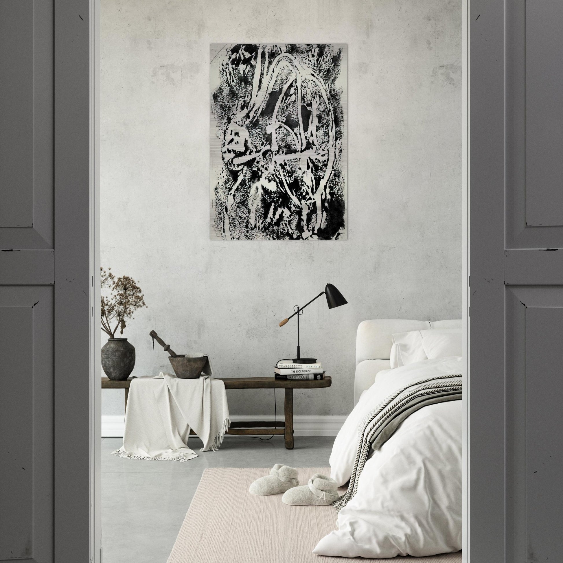 Untitled - 1961 - Adja Yunkers Brushed Aluminum Print - 70x100 cm / 28x40 inches | Adja Yunkers Aluminum Print | Adja Yunkers Prints