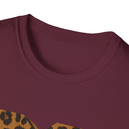 T-shirt graphique rétro MTV imprimé léopard vintage Télé musique Années 80 90 Tee-shirt de groupe unisexe Chemise rock imprimé animal