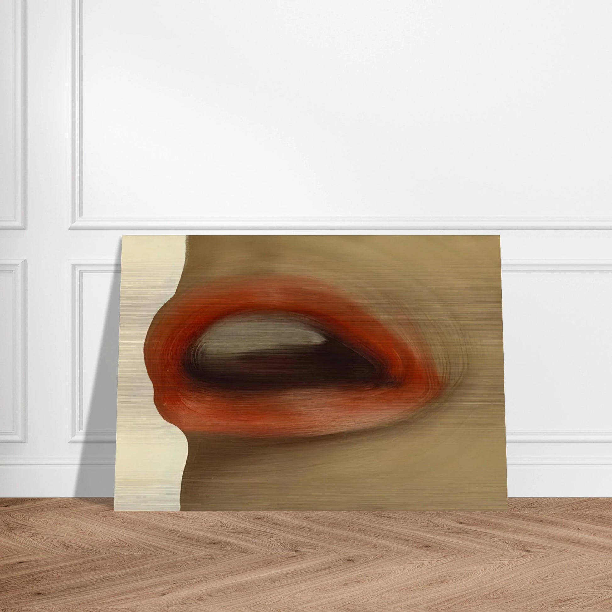 MUND MOUTH BRIGITTE BARDOT S LIPS 1963 - Gerhard Richter Brushed Aluminum Print - 70x100 cm / 28x40 inches | Gerhard Richter Aluminum Print | Gerhard Richter Prints