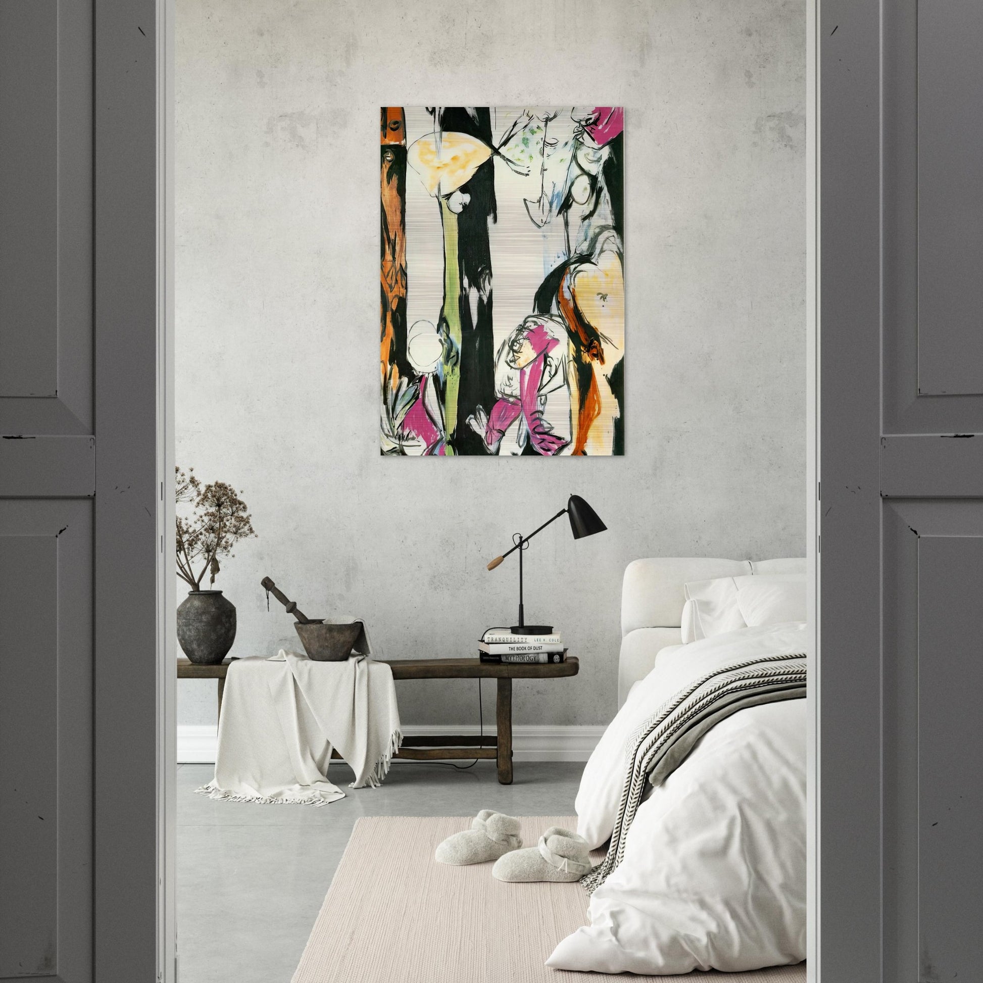 EASTER AND THE TOTEM - Jackson Pollock Brushed Aluminum Print - 70x100 cm / 28x40 inches | Jackson Pollock Aluminum Print | Jackson Pollock Prints