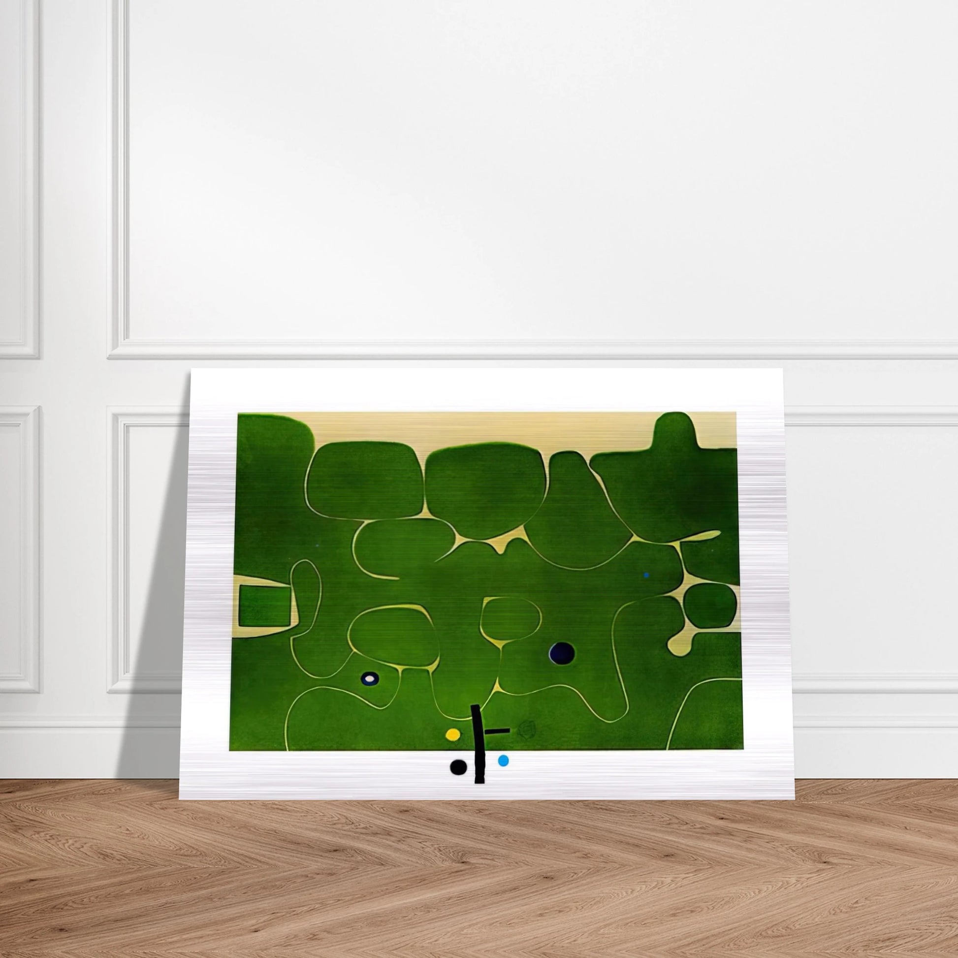 IL LABIRINTO DELLA PSICHE 1986 - Victor Pasmore Brushed Aluminum Print - 70x100 cm / 28x40 inches | Victor Pasmore Aluminum Print | Victor Pasmore Prints