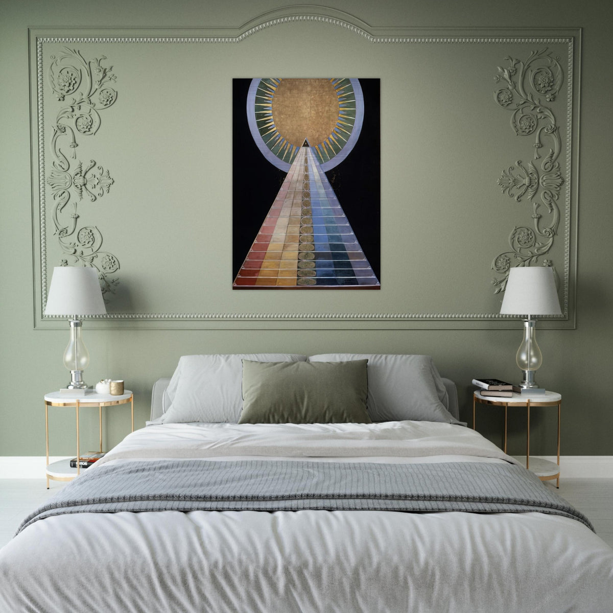 ALTAR PAINTING 1915 - Hilma af Klint Brushed Aluminum Print - 70x100 cm / 28x40 inches | Hilma af Klint Aluminum Print | Hilma af Klint Prints