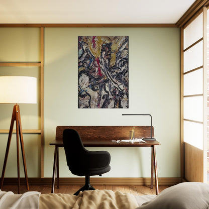 STUDY AFTER TITIAN II - Frank Auerbach Brushed Aluminum Print - 70x100 cm / 28x40 inches | Frank Auerbach Aluminum Print | Frank Auerbach Prints