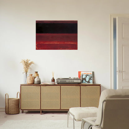 Four Darks in Red - 1958 - Mark Rothko Brushed Aluminum Print - 70x100 cm / 28x40 inches | Mark Rothko Aluminum Print | Mark Rothko Prints
