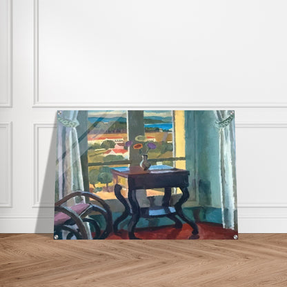 INTERIOR WITH A TABLE 1921 - Vanessa Bell Acrylic Print - 70x100 cm / 28x40″ inches