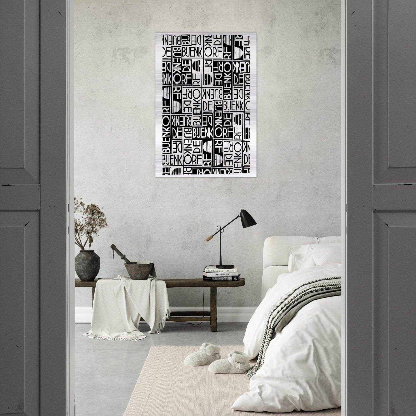 ESCHER (18) - MC Escher Brushed Aluminum Print - 70x100 cm / 28x40 inches | MC Escher Aluminum Print | MC Escher Prints