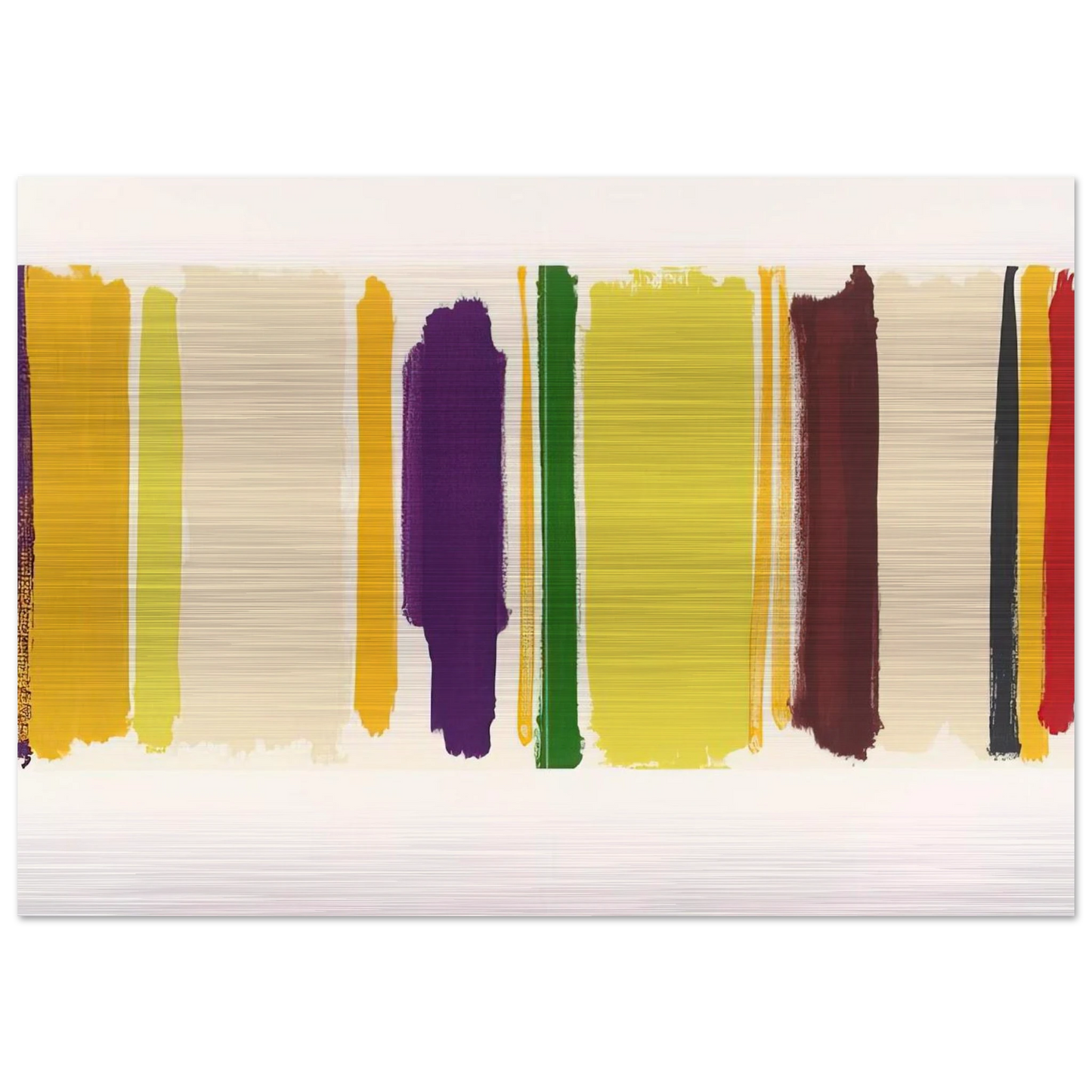 Untitled From The Shapes of Colour - 1978 - Patrick Heron Brushed Aluminum Print - 70x100 cm / 28x40 inches | Patrick Heron Aluminum Print | Patrick Heron Prints