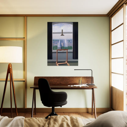 WHERE EUCLIDE WALKED 1955 - Rene Magritte Brushed Aluminum Print - 70x100 cm / 28x40 inches | Rene Magritte Aluminum Print | Rene Magritte Prints