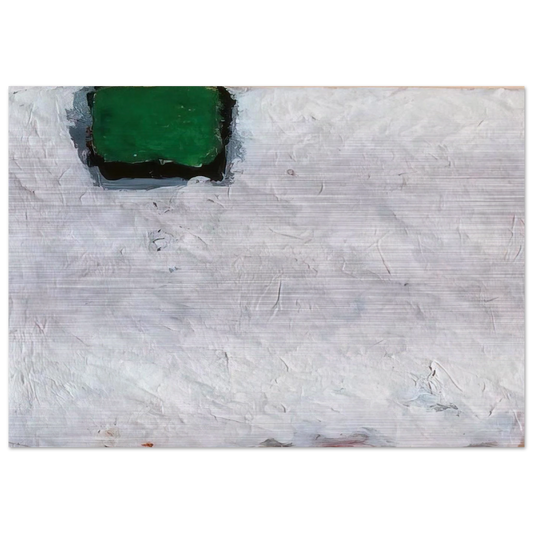 Untitled - 1959 - Robert Ryman Brushed Aluminum Print - 70x100 cm / 28x40 inches | Robert Ryman Aluminum Print | Robert Ryman Prints