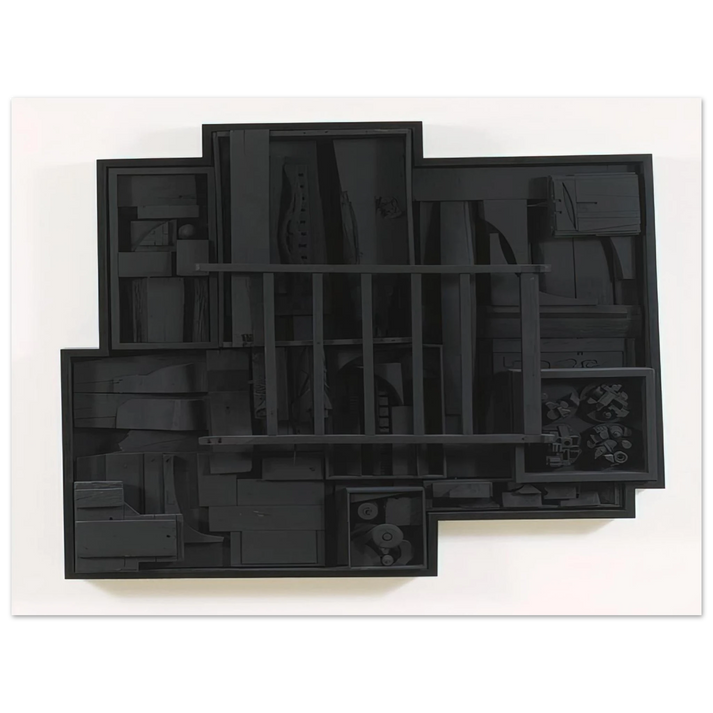 Louise Nevelson - SKY JAG IV 1974  75x100 cm / 30x40inches Fine Art Poster