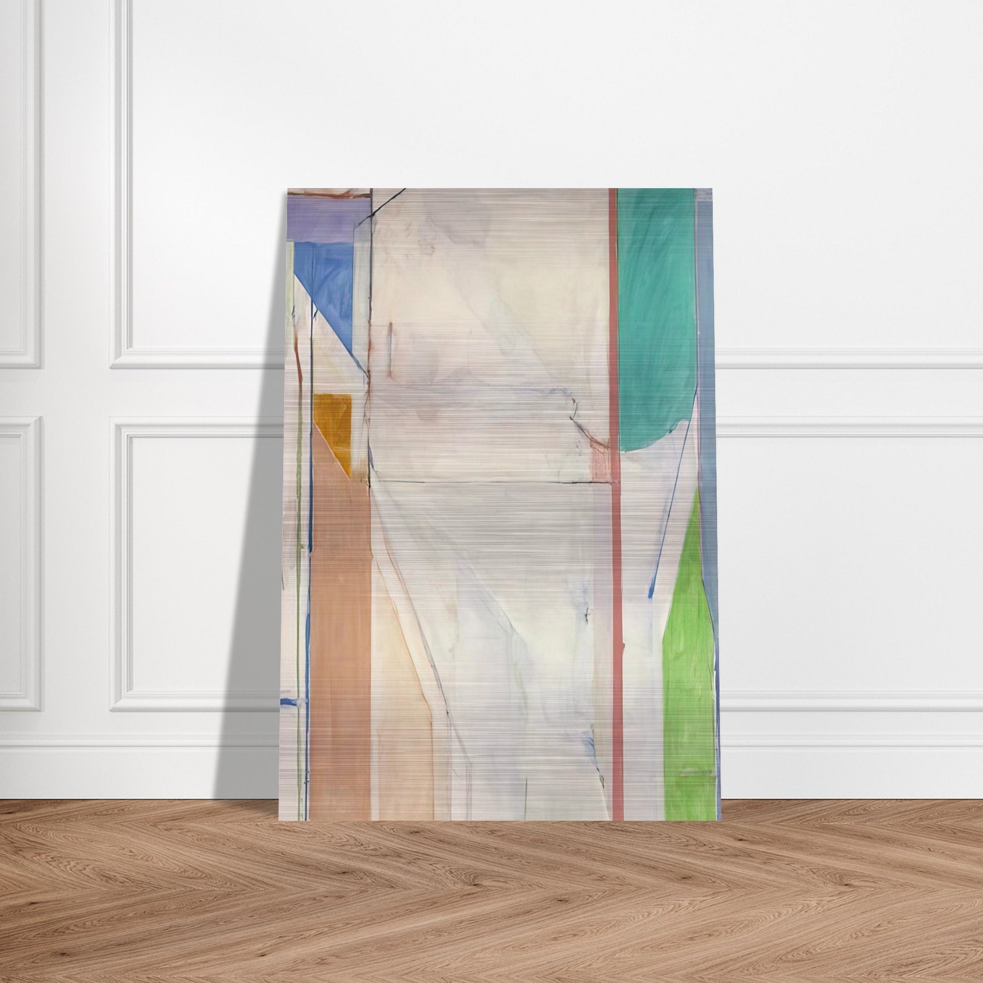 Ocean Park #43 - Richard Diebenkorn Brushed Aluminum Print - 70x100 cm / 28x40 inches | Richard Diebenkorn Aluminum Print | Richard Diebenkorn Prints