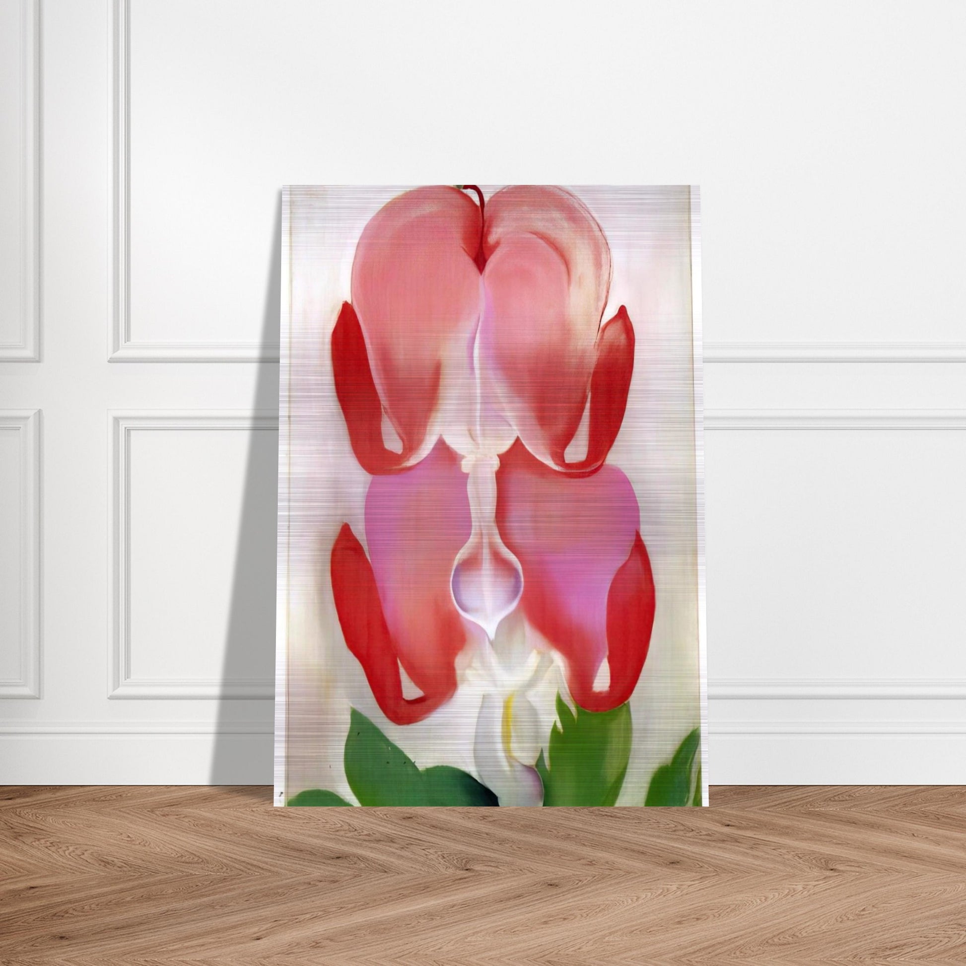 Bleeding Heart - Georgia O'Keeffe Brushed Aluminum Print - 70x100 cm / 28x40 inches | Georgia O'Keeffe Aluminum Print | Georgia O'Keeffe Prints
