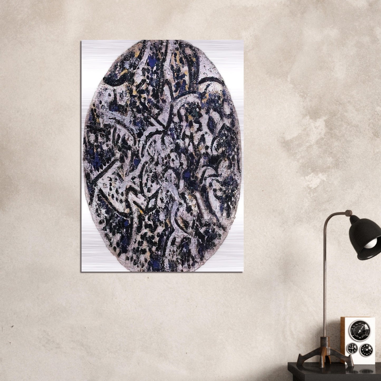 Syllable in the Cosmos - Richard Pousette-Dart Brushed Aluminum Print - 70x100 cm / 28x40 inches | Richard Pousette-Dart Aluminum Print | Richard Pousette-Dart Prints