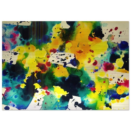 Tokyo - Sam Francis Brushed Aluminum Print - 70x100 cm / 28x40 inches | Sam Francis Aluminum Print | Sam Francis Prints