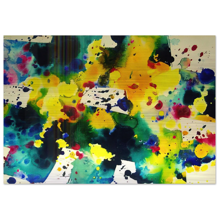 Tokyo - Sam Francis Brushed Aluminum Print - 70x100 cm / 28x40 inches | Sam Francis Aluminum Print | Sam Francis Prints