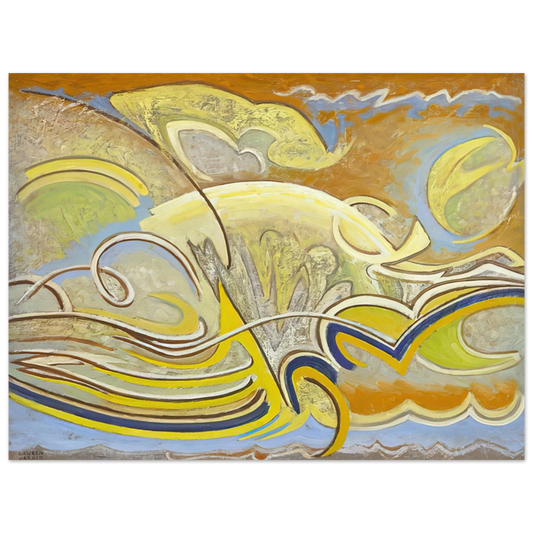 Lawren Harris - Abstraction 30 - 1955  75x100 cm / 30x40inches Fine Art Poster