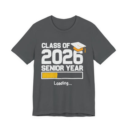 T-shirt de l'année de terminale 2026, T-shirt de graduation, Cadeau de graduation unisexe, Vêtements pour lycéens en terminale, T-shirt pour étudiants en route vers le collège