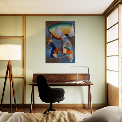 Composition - Abstract Art - John Ferren Brushed Aluminum Print - 70x100 cm / 28x40 inches | John Ferren Aluminum Print | John Ferren Prints