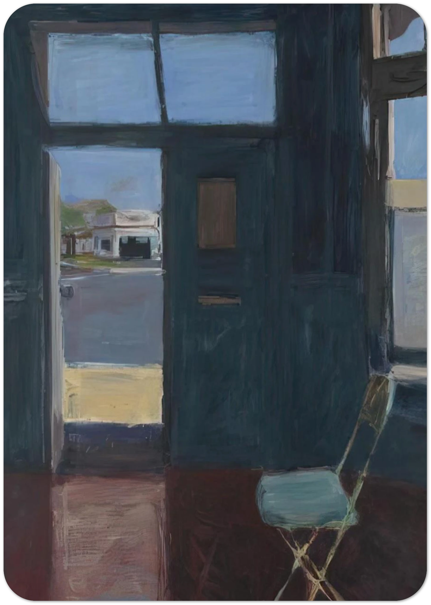 Interior with Doorway By Richard Diebenkorn Pack of 10 Post Cards | Richard Diebenkorn Post Cards | A6 (10.5 x 14.8 cm) - 4.1 x 5.8 inches