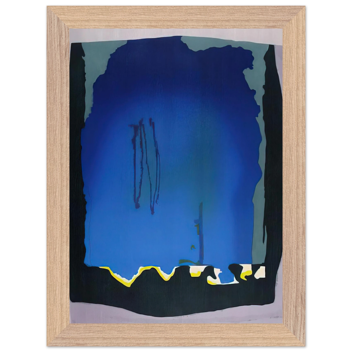 Helen Frankenthaler - Freefall - 1992 Wall art - A3 (29.7 x 42  cm) - Fine Art Poster-canvas - -