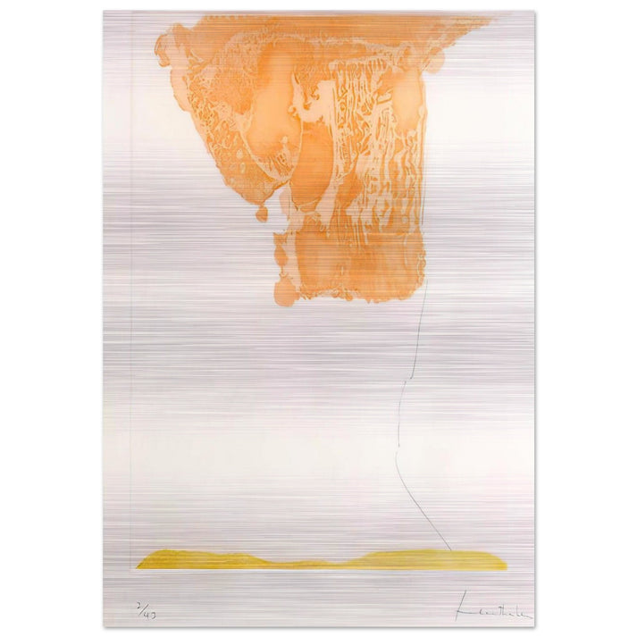 Pranzo Italiano - 1973 - Helen Frankenthaler Brushed Aluminum Print - 70x100 cm / 28x40 inches | Helen Frankenthaler Aluminum Print | Helen Frankenthaler Prints