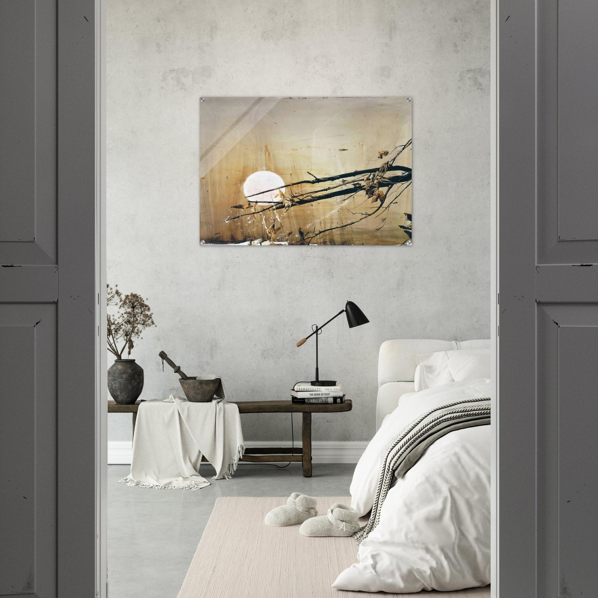 FULL MOON 1980 - Andrew Wyeth Acrylic Print - 70x100 cm / 28x40″ inches