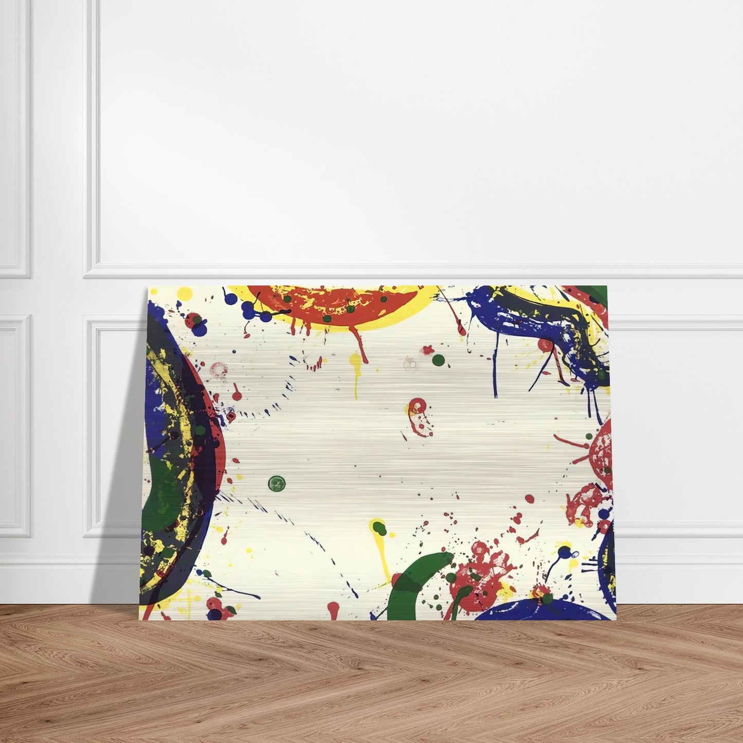 Sun Up - Sam Francis Brushed Aluminum Print - 70x100 cm / 28x40 inches | Sam Francis Aluminum Print | Sam Francis Prints