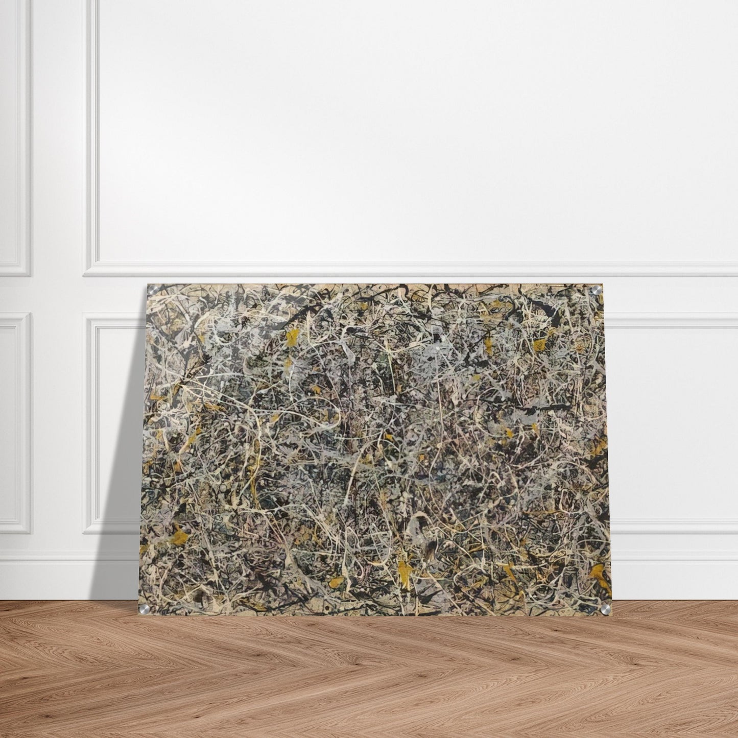NUMBER 1 - Jackson Pollock Acrylic Print - 70x100 cm / 28x40″ inches
