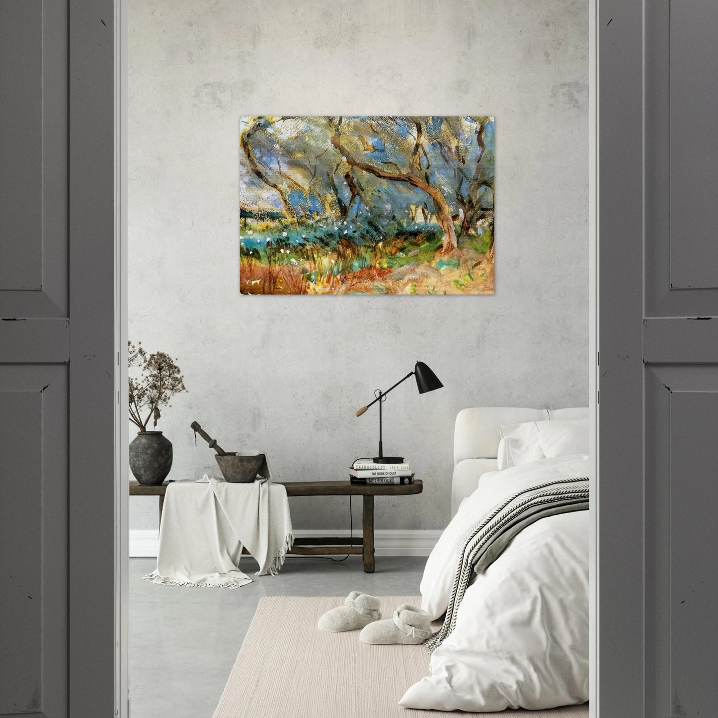 Landscape - John Singer Sargent Brushed Aluminum Print - 70x100 cm / 28x40 inches | John Singer Sargent Aluminum Print | John Singer Sargent Prints