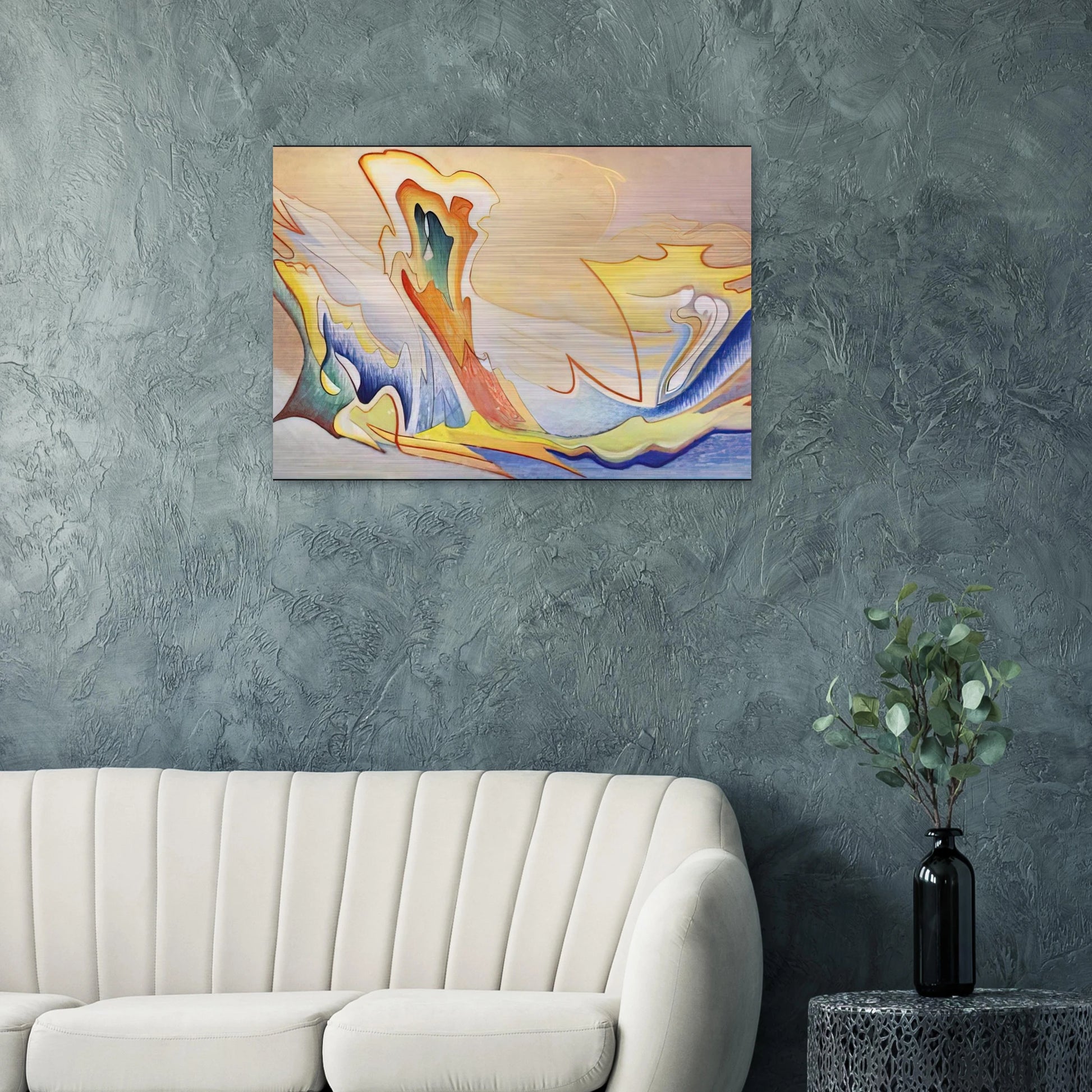 LSH 134 - 1950 - Lawren Harris Brushed Aluminum Print - 70x100 cm / 28x40 inches | Lawren Harris Aluminum Print | Lawren Harris Prints