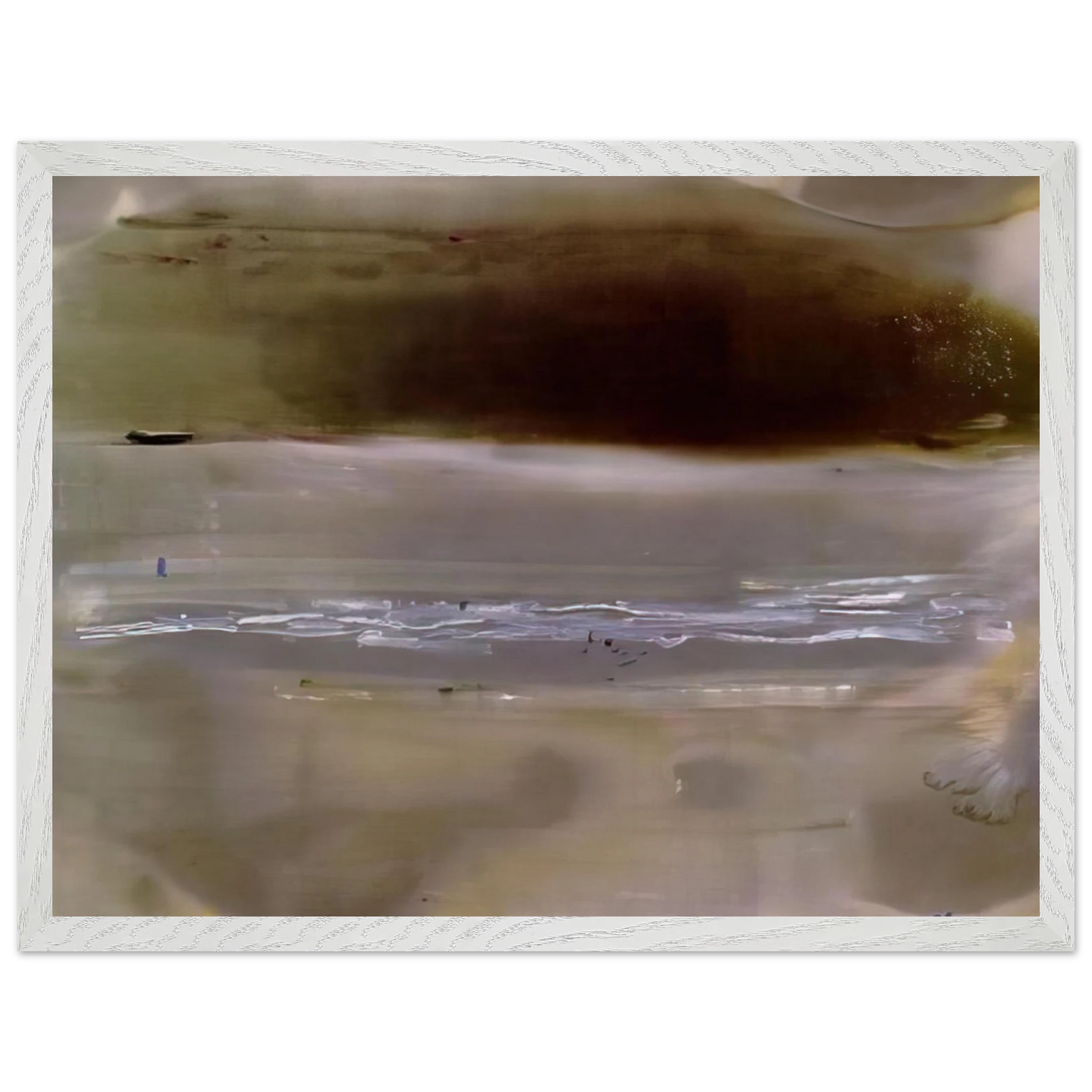Helen Frankenthaler - Viewpoint II - 1979 Wall art - 13x18 cm / 5x7 inches - Premium Wooden Framed Poster With Fine Art Paper-canvas - White frame