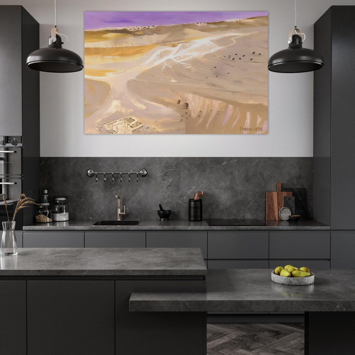 Desert - 1989 - Mary Fedden Art Prints - 100x150 cm / 40x60″ inches | Mary Fedden Poster | Mary Fedden Prints