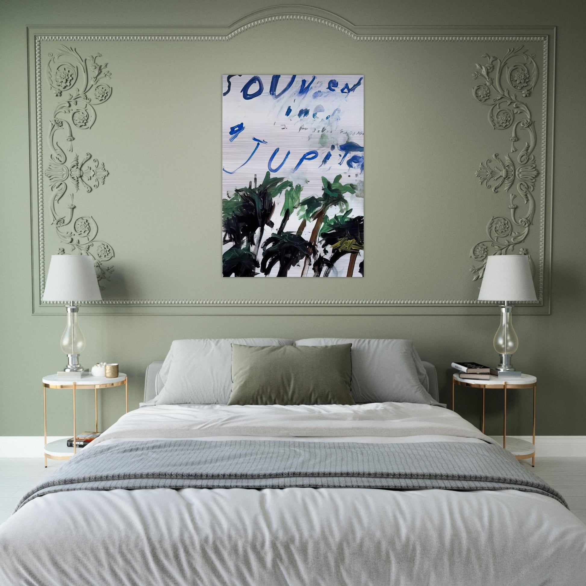 Souvenir - Cy Twombly Brushed Aluminum Print - 70x100 cm / 28x40 inches | Cy Twombly Aluminum Print | Cy Twombly Prints