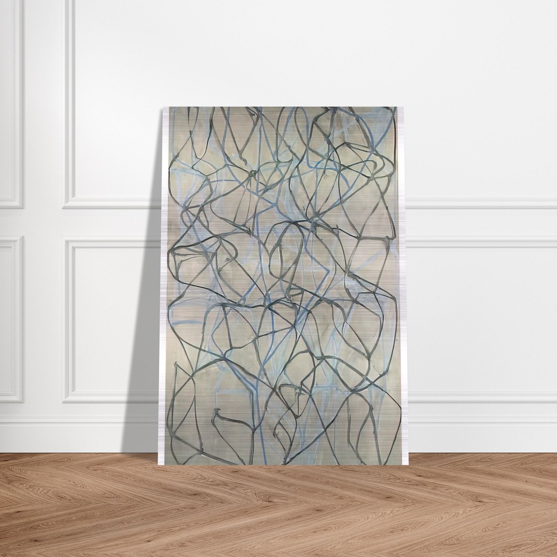 The Studio - 1990 - Brice Marden Brushed Aluminum Print - 70x100 cm / 28x40 inches | Brice Marden Aluminum Print | Brice Marden Prints