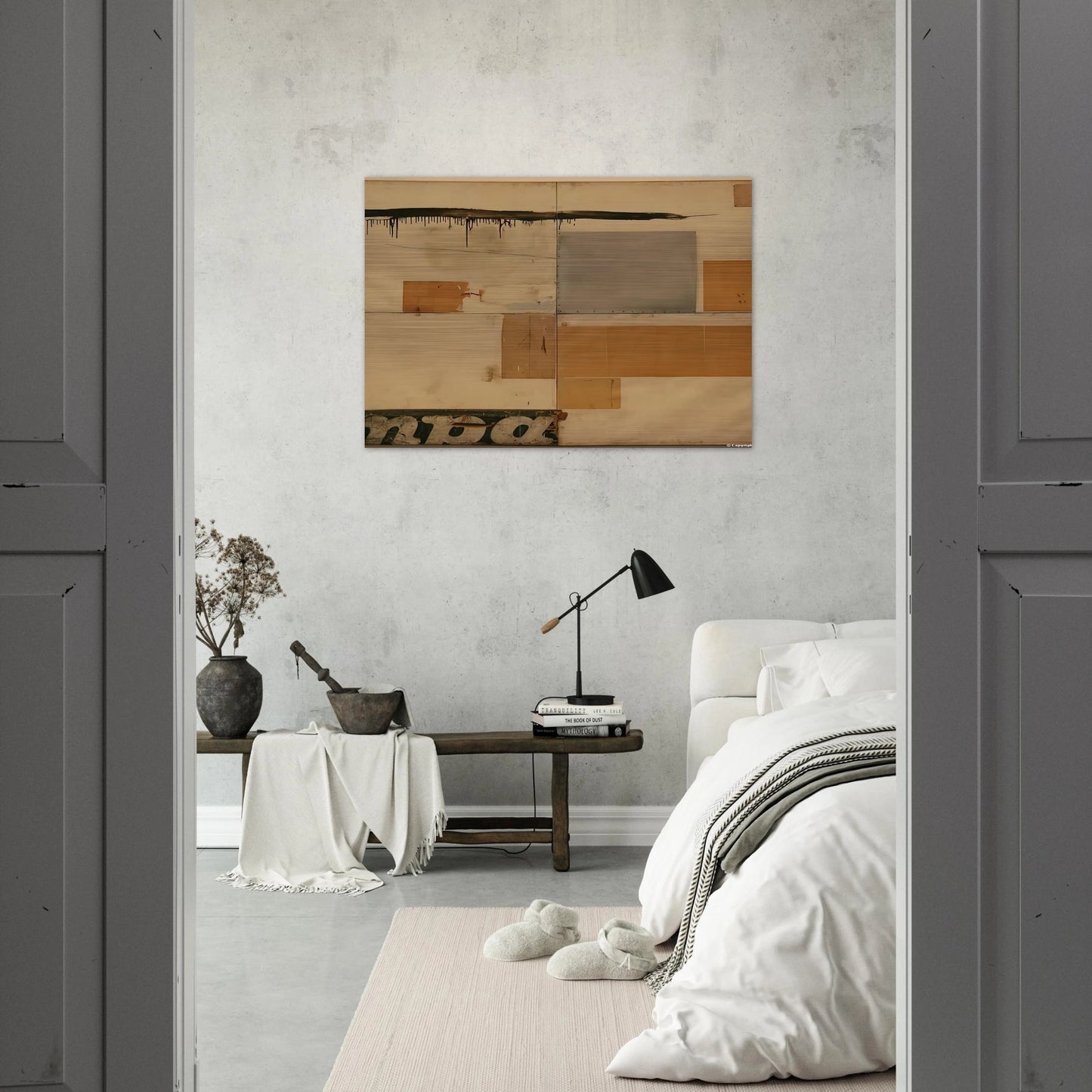 K 24976 S - Robert Rauschenberg Brushed Aluminum Print - 70x100 cm / 28x40 inches | Robert Rauschenberg Aluminum Print | Robert Rauschenberg Prints