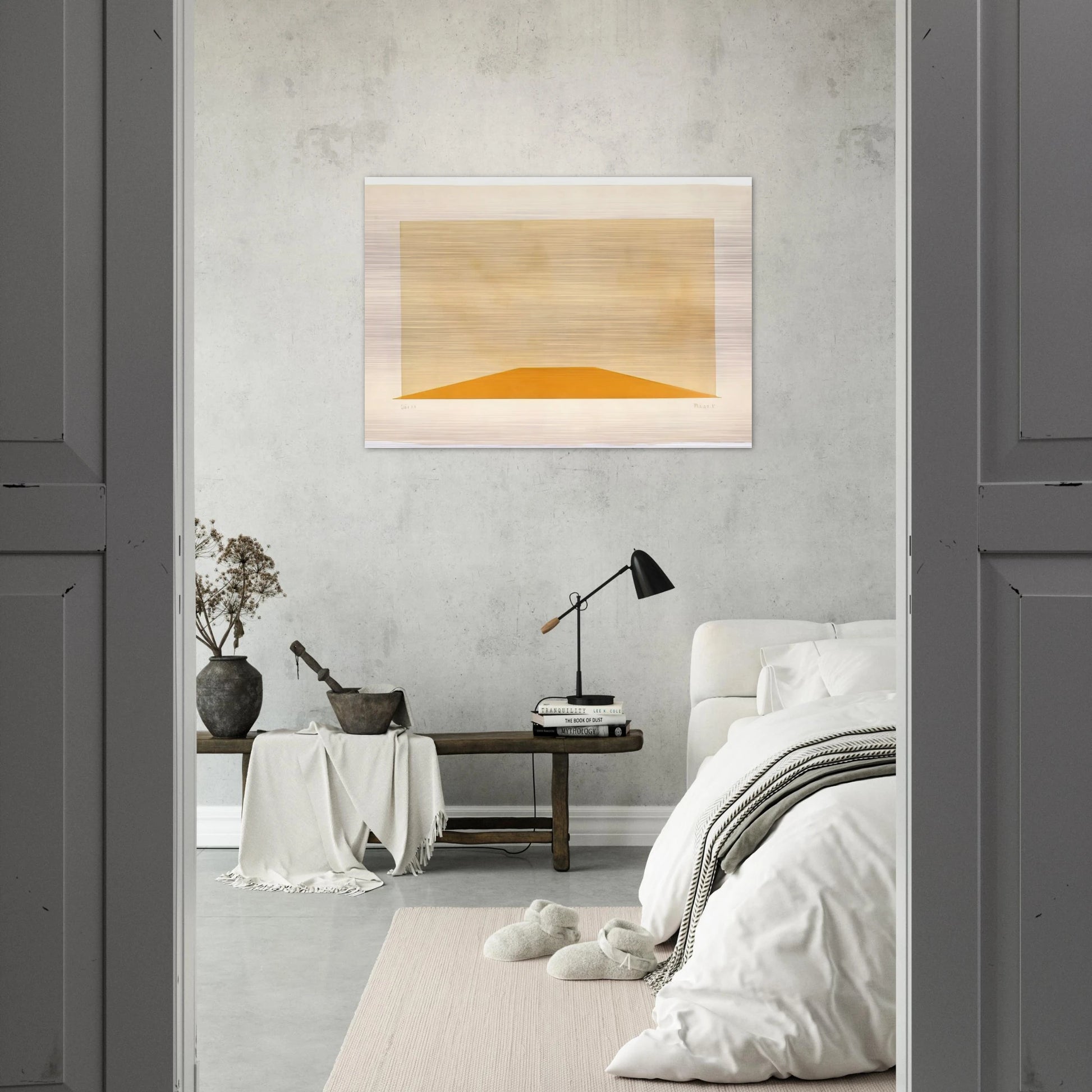 Déka 27 - 1987 - John Cage Brushed Aluminum Print - 70x100 cm / 28x40 inches | John Cage Aluminum Print | John Cage Prints