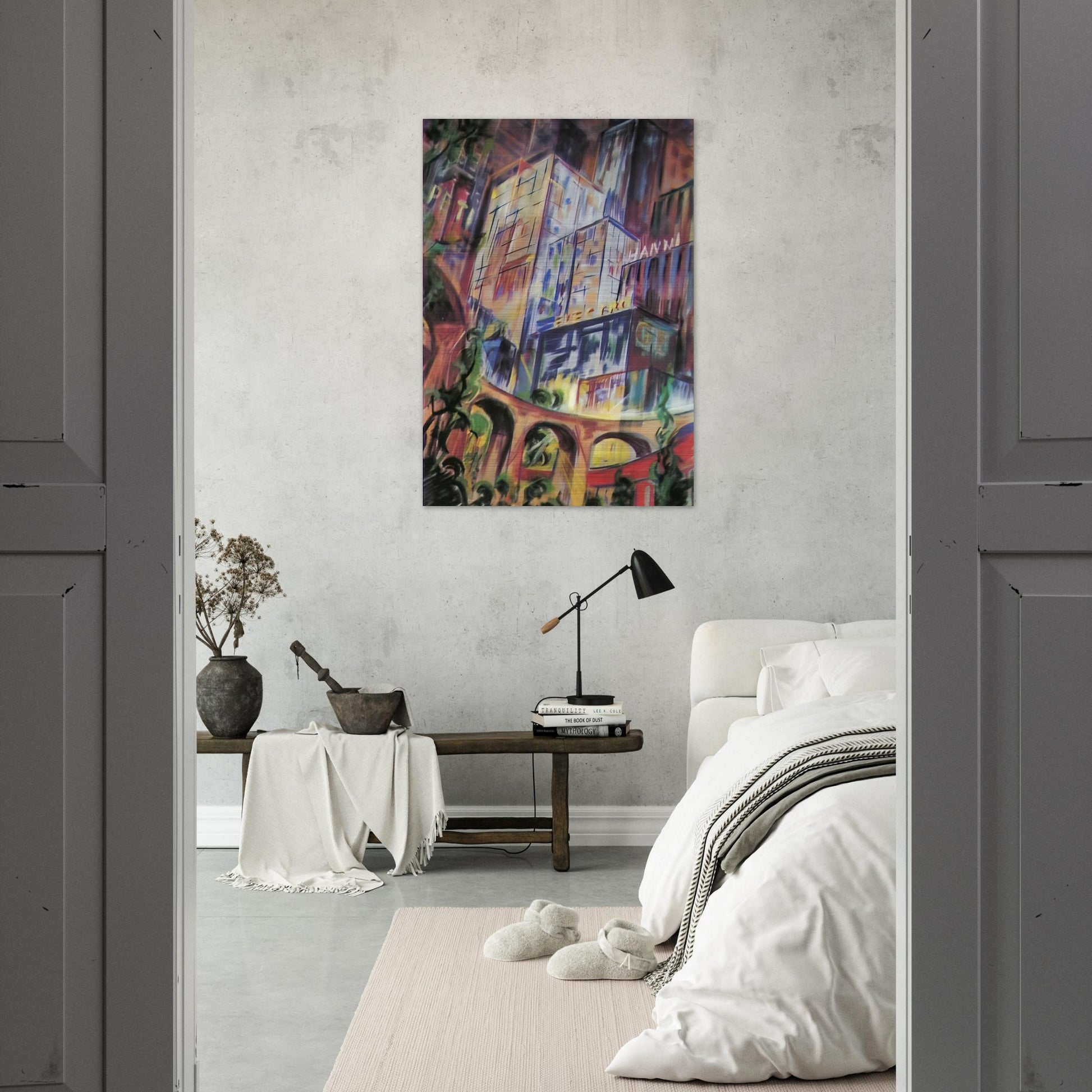 Untitled - Expressionism - Konrad Zuse Brushed Aluminum Print - 70x100 cm / 28x40 inches | Konrad Zuse Aluminum Print | Konrad Zuse Prints