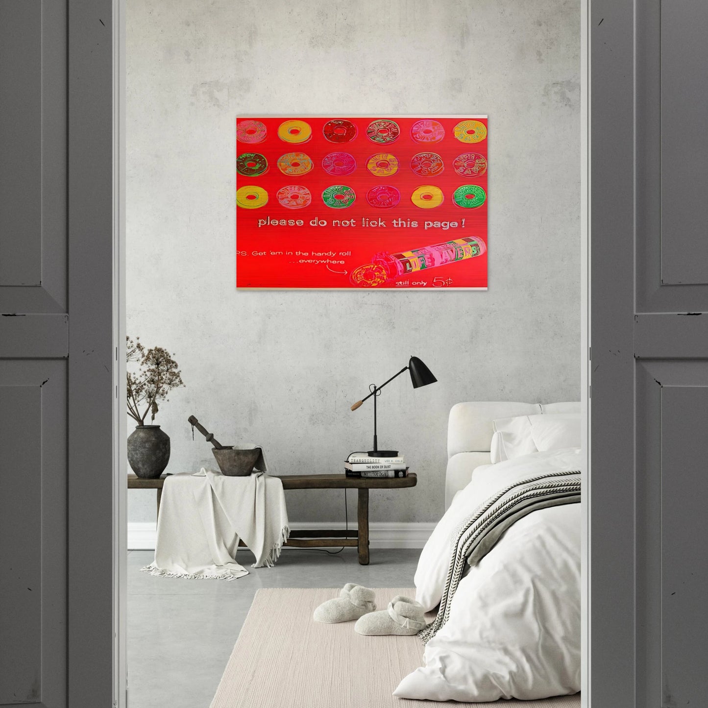 Life Savers - Andy Warhol Brushed Aluminum Print - 70x100 cm / 28x40 inches | Andy Warhol Aluminum Print | Andy Warhol Prints